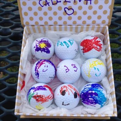 grandparents day gift ideas - custom golf balls