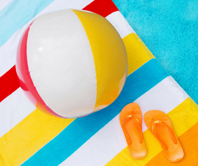 summer beach ball and flip flop ideas for summer bucket list