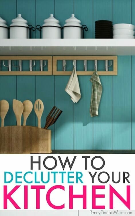 how to declutter your kitchen