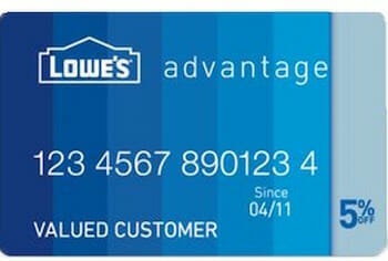 Credit Cards for Additional Savings Lowe's Credit Card