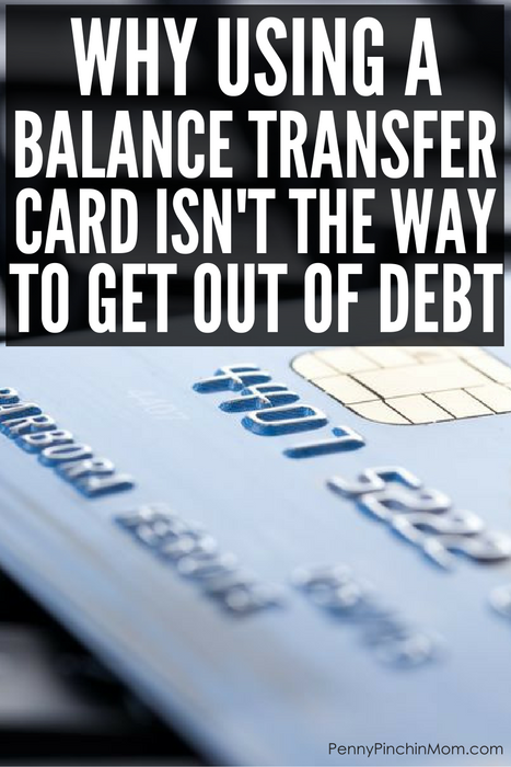 Using Balance Transfer Cards to Get Out of Debt