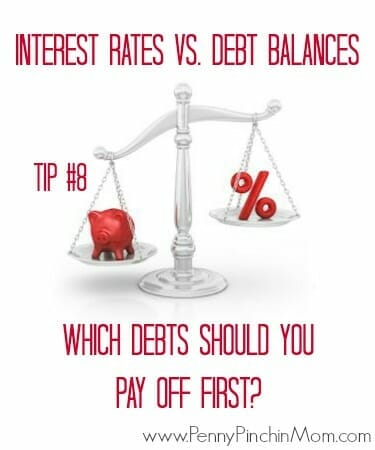 Interest Rates vs. Balances:  Which Do You Pay Off First?