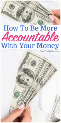 Becoming Accountable With Your Money By Using Cash - Penny Pinchin' Mom