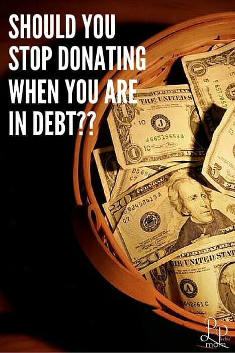 Stop Donations When Getting Out of Debt