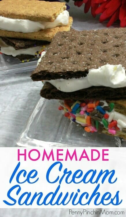 how to make ice cream sandwiches without ice cream