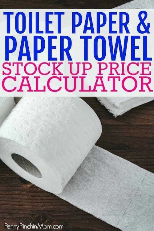 stock up prices for toilet paper and paper towels