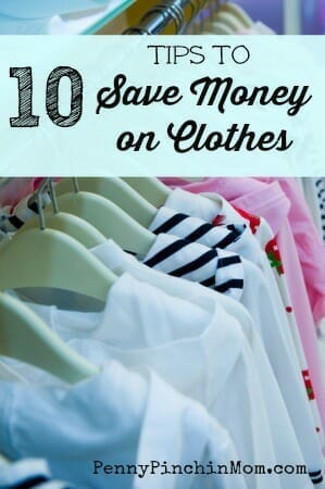 10 Tips to Save Money on Back to School Clothes | www.pennypinchinmom.com #clothes #backtoschool