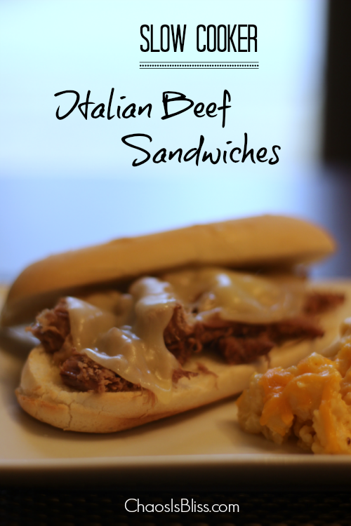 slow cooker recipes: Italian Beef Sandwiches