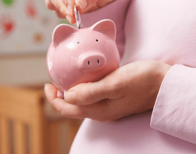 how much to save before the baby arrives