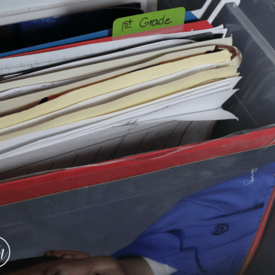 How to Organize Kids School Papers & Artwork