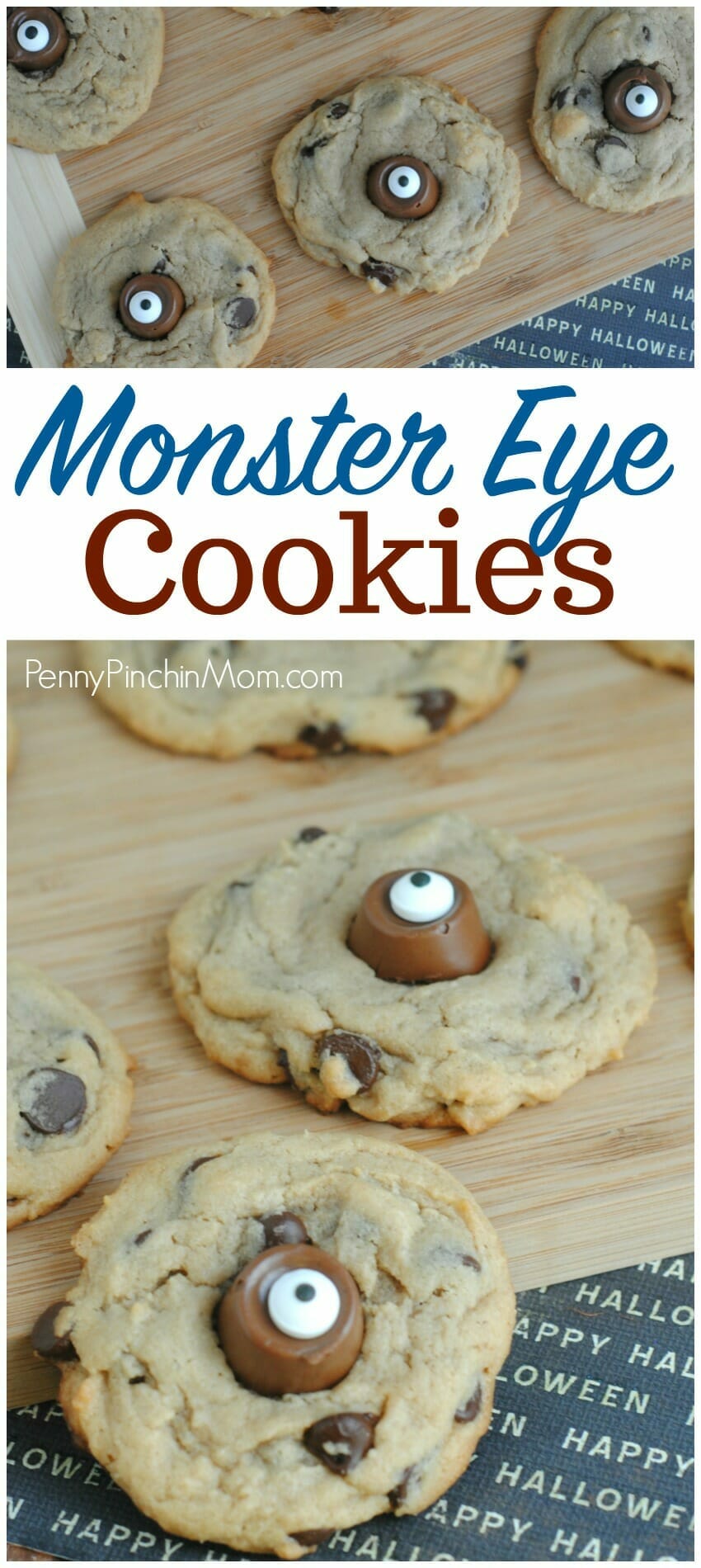 Rolo Monster Eye Cookies - Easy Halloween Recipe