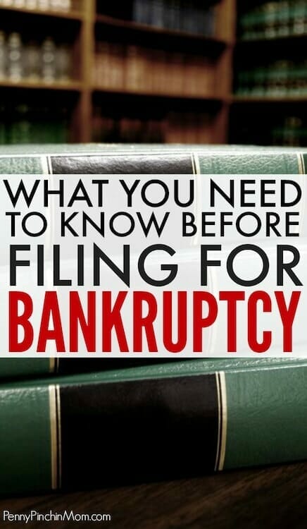 what happens when you declare bankruptcy
