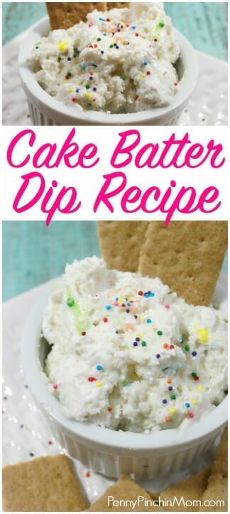 cake batter dip