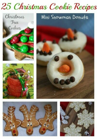 Check out this list of 25 amazing Christmas Cookie Recipes!  These are perfect for any party or cookie exchanges!