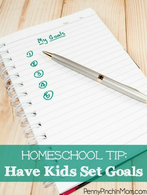 One of the best ways to help your kids when you homeschool is to teach them to set their OWN goals! We have the tips that work.