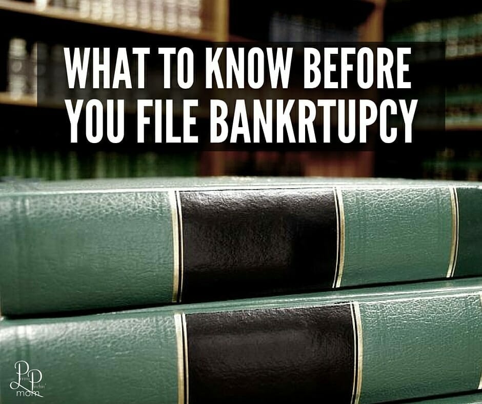 What To Know Before You File For Bankruptcy Life Hacks