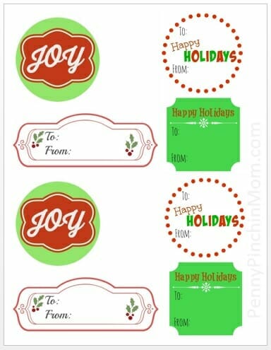 Holiday Gift Tag PPM
