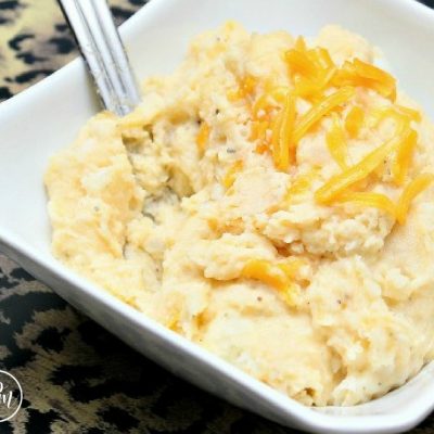 Cheesy Garlic Mashed Potatoes Recipe