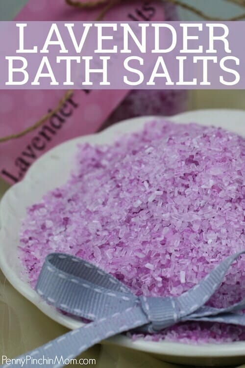 purple bath salts for gift giving