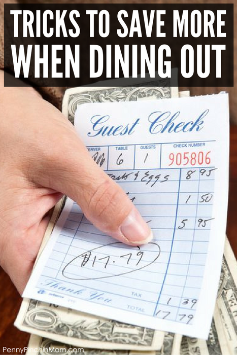 How to save money dining out at a restaurant -- lower your budget