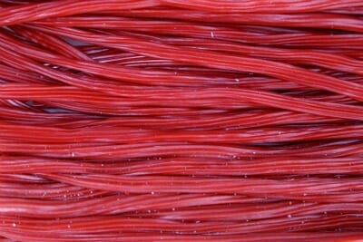Bright Red Licorice Candy