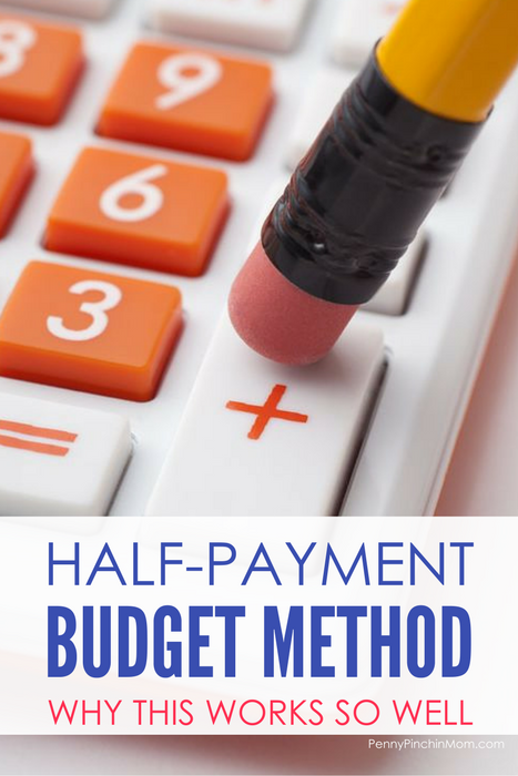 half payment budget method