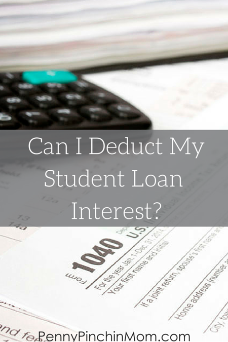 Can I Deduct My Student Loan Interest?