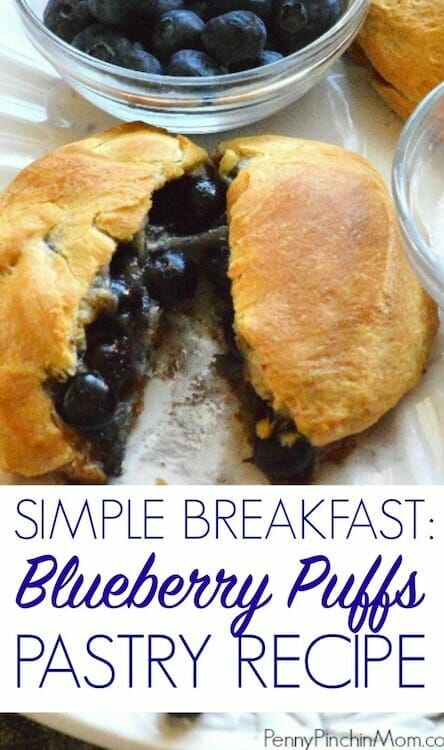 blueberry breakfast pastries