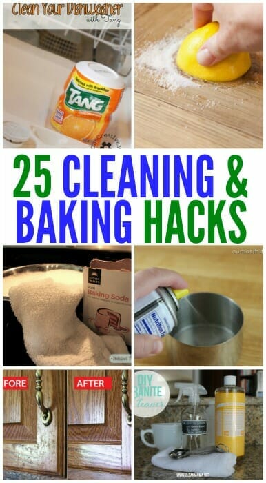 cleaning and baking hacks