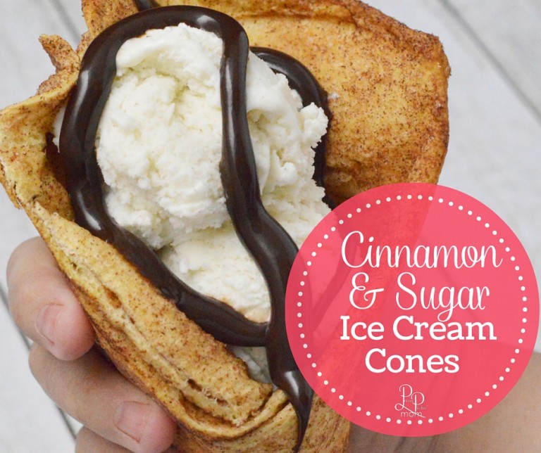 Edible Cinnamon And Sugar Ice Cream Cone Penny Pinchin' Mom