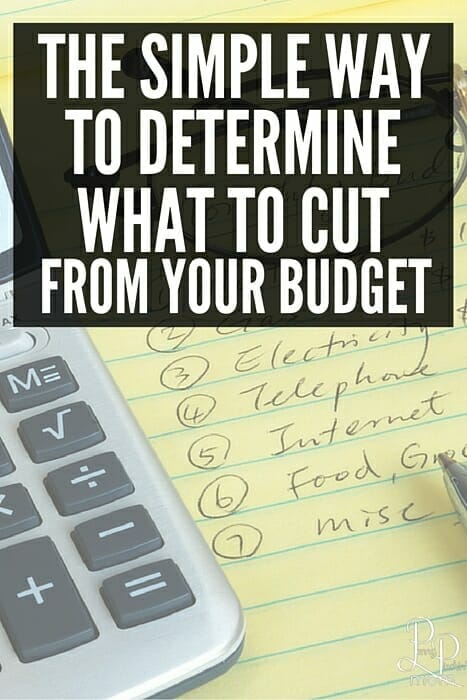What to cut from your budget - she breaks it down and makes it easy to follow. Even I can do this!