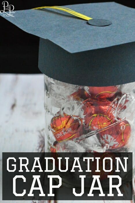 Graduation Cap Candy Jar - simple graduation gift idea