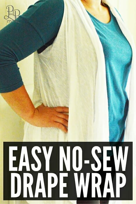 Easy No Sew Drap Rap for women! No sewing skills required at all!