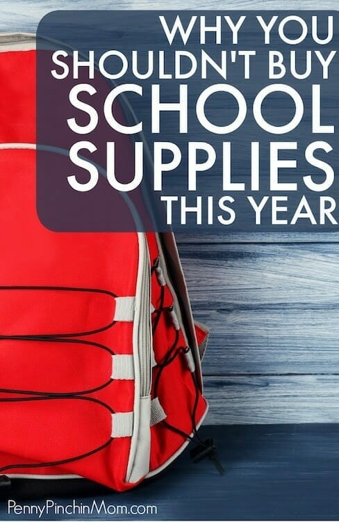 save money on school supplies