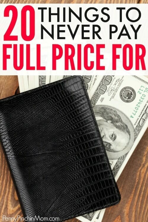 things you should never buy at full price