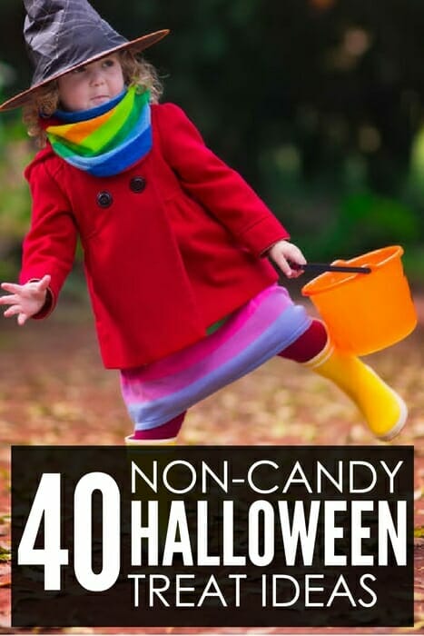 Check out this list of 40 Non Candy Halloween Treat ideas! No sweet treats here!