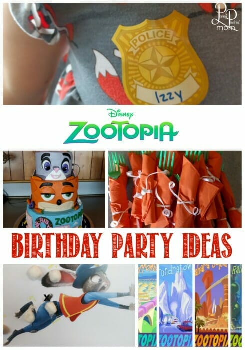 Zootopia Birthday Party Ideas -- from food to games this post has it all!