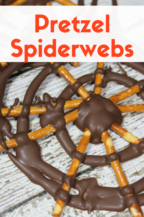 Spider Web Pretzels