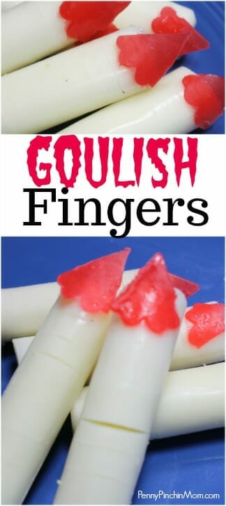 goulish fingers Halloween snack