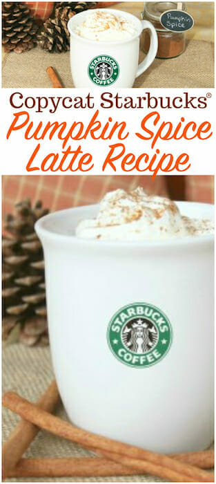 Starbucks copycat Pumpkin Spice Latte