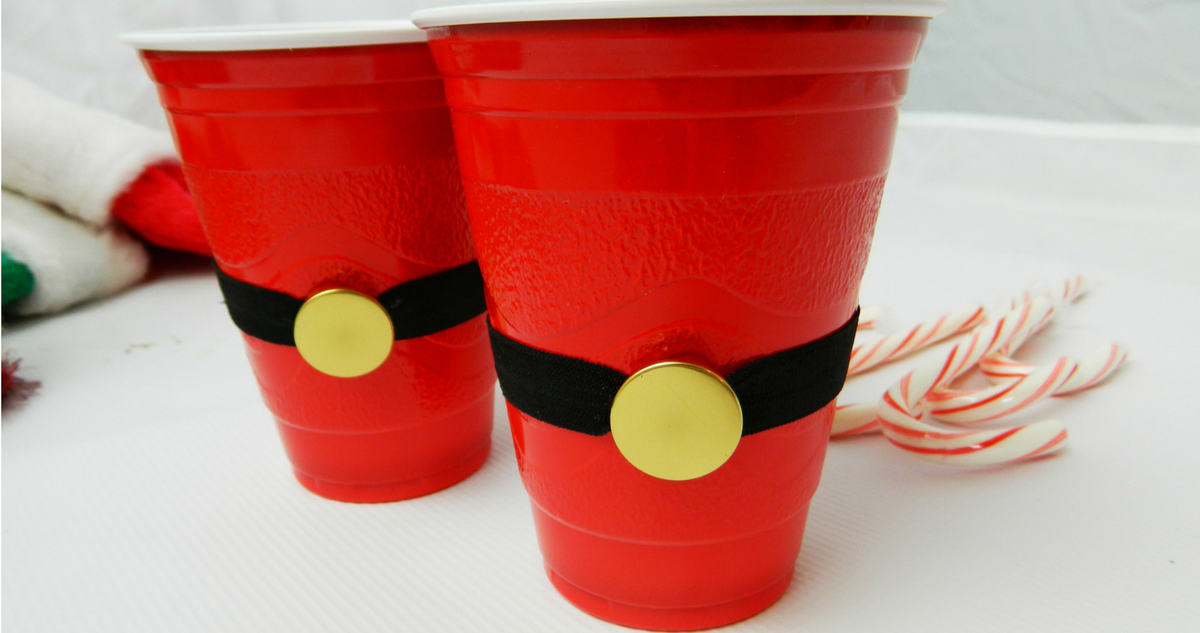 Santa Cups with reusable belts