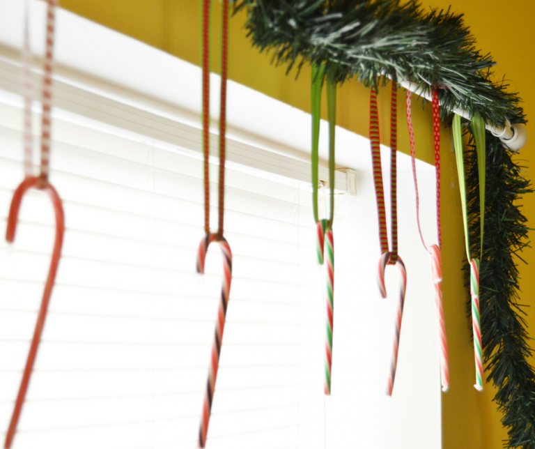 Candy Cane Window Decor Penny Pinchin' Mom