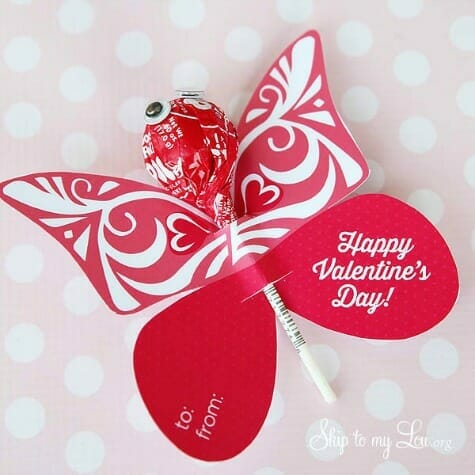 lollipop free valentine's day printables