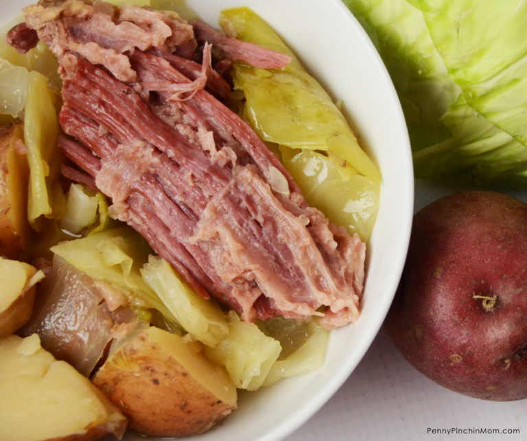 Slow Cooker Corned Beef And Cabbage Penny Pinchin' Mom
