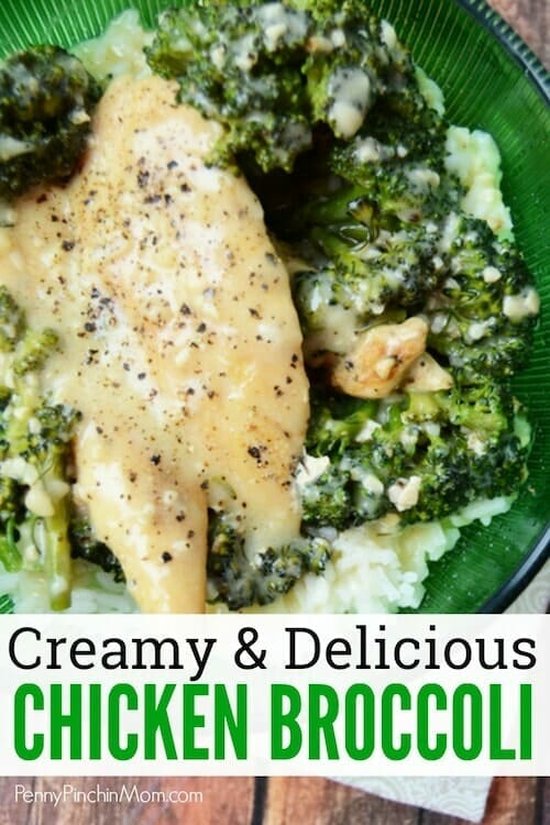 creamy broccoli and chicken