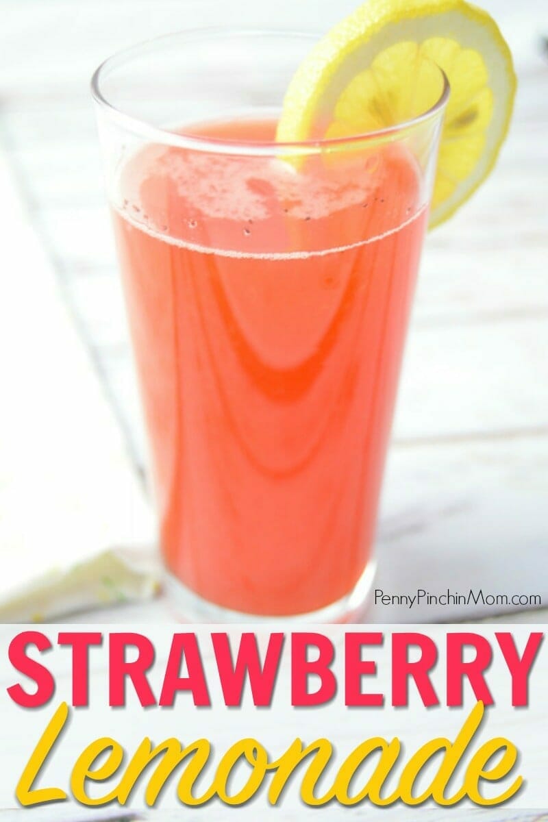 Strawberry Lemonade Recipe | The pefect summertime drink!