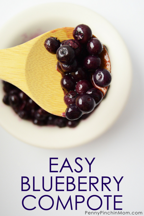 easy blueberry compote