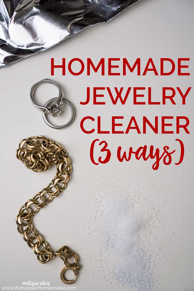 Natural cleaner for jewelry