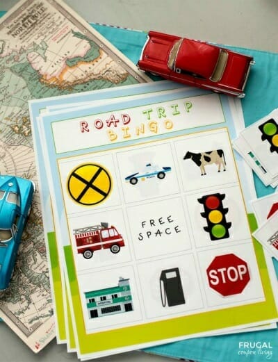 Road trip bingo game