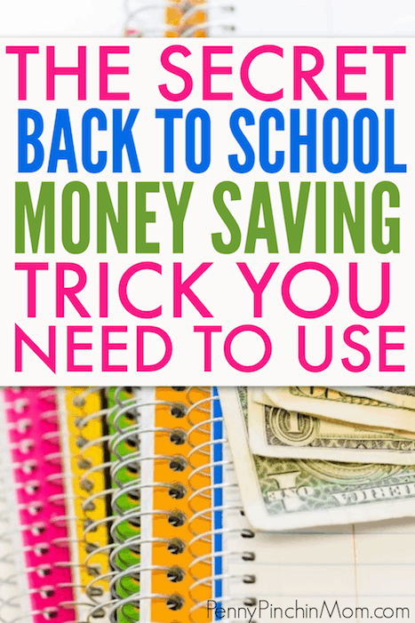 money on notebooks for saving on back to school